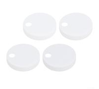 Cubiertas para bisagras de asiento de inodoro de 45 mm, tapas decorativas que ocultan tornillos de inodoro, compatibles con base de inodoro estándar, paquete de 4