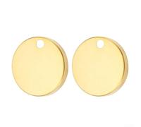 Cubiertas para bisagras de asiento de inodoro de acero de 60 mm, tornillo decorativo dorado para ocultar fijaciones, accesorios de baño resistentes para el hogar, hotel, paquete de 2 (2 unidades)