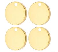 Cubiertas para bisagras de asiento de inodoro de acero inoxidable, 60 mm de diámetro, paquete de 2 o 4 unidades, correctores decorativos de cabeza de tornillo, resistentes al óxido y a los arañazos