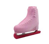 Cubiertas para Botas de Patinaje Cubiertas for Botas de Patinaje artístico Profesional, Cubiertas for Zapatos patín Hockey sobre Hielo, Protectores for Ruedas(Light Pink,S (Size 25-32))