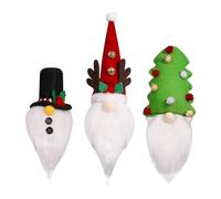 Cubiertas para Botellas De Vino Navideñas - Tapa Protectora Reutilizable | Juego De 3 Navideños De Vino,para Cerveza Whisky Vaso Fiestas Cumpleaños Halloween Viaje Hogar Cocina