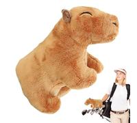 Cubiertas para club de golf para animales - Funny Capybara Driver HEADCOVER para amante del golf, protección adicional para los clubes | Sombrero de madera y pelota con temática animal n.º 1, diseño