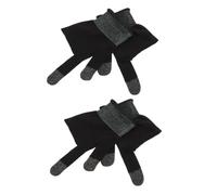 Cubiertas para Dedos de Juego de Dos Dedos de Fibra de Carbono, 1 Par