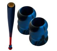Cubiertas para empuñaduras de bate de béisbol de 2 paquetes, mangas protectoras de silicona, bases de murciélagos, empuñaduras, cubiertas de manija-empuñadura de protección de golpeo 2 empuñaduras