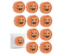 Cubiertas para enchufes,Cubiertas para enchufes eléctricos - 10X Tapones de Enchufe de Sonrisa Fantasma,Protector de enchufes de seguridad para el hogar, tapas de seguridad para tomas de corriente, pr