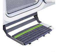 Cubiertas para escalones de caravana, almohadillas antideslizantes para alfombras, envoltura flexible, respaldo de doble capa, almohadilla de remolque con hebilla asegurada, cubierta protectora para