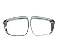Cubiertas Para Espejo Retrovisor Coche Marco De Ceja Para Lluvia Accesorios Exteriores Para Nissan Para Qashqai J11 2016 2017 2018 2019(Plata)