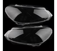Cubiertas para Faros Compatible Con VW Para Golf Para MK6 Para GTI 2010 2011 2012 2013 2014 Carcasa Transparente Faros Delanteros Lente Carcasa Cristal Cubierta De Lámpara Piezas