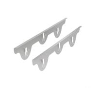 Cubiertas para huecos de estufa de acero inoxidable con diseño de resorte para un ajuste seguro y antideslizante entre el horno y el mostrador para evitar migas y derrames (paquete de 2)