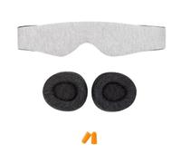 Cubiertas para los ojos con bloqueo de luz, protección ocular con bloqueo de luz, ciegos ajustables con tapones para los oídos, cubierta protectora para los ojos, venda sin presión para los ojos, para