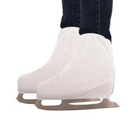 Cubiertas para maletero de patines - Fundas elásticas de terciopelo blanco | Figura de hielo profesional Patinaje y Patinaje Patinaje Protective Coveřs - Tallas S a Xxl Cubierta de lavado larga para