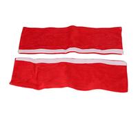 Cubiertas para manijas de puertas de refrigerador, Protector lavable elástico suave para electrodomésticos de cocina, poliéster y algodón sin manchas, 2 uds. (Roja)