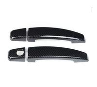 Cubiertas para manijas de Puertas para Chevrolet Camaro 2010-2015, Estilo de Coche, moldura Exterior de Fibra de Carbono Negra.