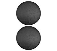 Cubiertas para muebles de jardín, 2 unidades, color negro, Ø230 x 90 cm | PE Impermeable 10 Ojales de Aluminio Cuerda de Fijación para Mesa Redonda Patio