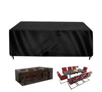 Cubiertas para muebles de jardín,Cubierta impermeable para muebles de exterior - Cubierta antidecoloración para juego de de exterior, cubierta seccional de patio resistente a la intemperie par