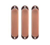Cubiertas para Pastillas de Guitarra Eléctrica Single Coil, Juego de 3 piezas de Cobre, Accesorios para Instrumento - Reducción de Ruido, Diseño Duradero y Fácil Instalación (Revestimiento de cobre