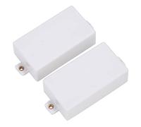 Cubiertas para Pastillas: Prevencin de Daos, Ajuste Humbucker de Guitarra SQ, 2 Piezas Incluidas (White