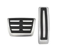 Cubiertas Para Pedales De Coche Con Volante A La Izquierda, Accesorios De Estilo Interior Para VW Para Touareg 2007 2008 2009 2010 2011-2018 piezas del conjunto(AT without Rest)