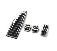 Cubiertas para Pedales de Coche para Focus MK2 MK3 MK4 Kuga Escape y Escort 2015-2018. Almohadilla para Pedal de Acelerador Freno y Embrague.