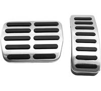 Cubiertas para pedales de coche Pedales de coche para VW para Beetle (modelos 1998-2011), nuevos, acero inoxidable, con pastillas freno combustible y antideslizantes