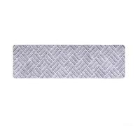 Cubiertas para peldaños de escalera de 15.75 x 7.87 pulgadas de poliéster para interiores con borde protector para un movimiento más seguro por perros para ancianos y niños (gris diamante)