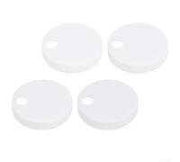 Cubiertas para pernos de inodoro de plástico blanco de 45 mm para bisagras de asiento, tapas de rosca decorativas, impermeables, fijaciones de suelo, base de inodoro del Reino Unido