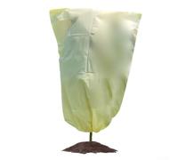 Cubiertas para plantas, protección contra la congelación con cremallera y cordón, manta reutilizable no tejida para árboles grandes, 300 x 300 cm, cubierta de jardín de invierno (beige, 300 x 300 cm)