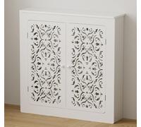 Cubiertas para radiador, armario calefactor moderno, mesa consola con dos puertas, instalación sin perforaciones para sala de estar, cocina, comedor