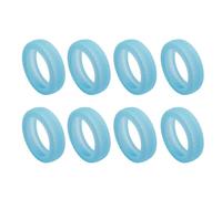 Cubiertas para rueda de equipaje, cubiertas de maletero, fundas elásticas silenciosas para maletas, 8 unidades de fundas protectoras de silicona a prueba de golpes para maletas o ruedas de silla de