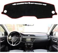 Cubiertas para salpicadero de coche Alfombrilla antideslizante para salpicadero de coche,para Kia para Rio 4 K2 2017 2018 2019, versión rusa,para tablero(Lhd 1)