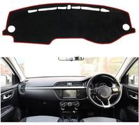 Cubiertas para salpicadero de coche Alfombrilla antideslizante para salpicadero de coche,para Kia para Rio 4 K2 2017 2018 2019, versión rusa,para tablero(Rhd 1)