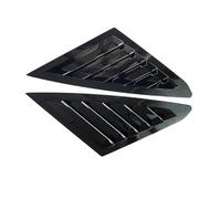 Cubiertas para Ventanas Compatible con Ford Focus Sedán 2012-2018. Incluye Cubierta de persiana la Ventana Trasera, moldura de ventilación Lateral y Cubierta del Parabrisas.(Gloss Black)