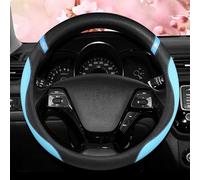 Cubiertas para Volante De Coche Cuero PU para Kia K3 2013 K2 Rio 2015 2016 para Cerato 2013-2017 Accesorios para Automóviles(BLU)