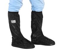 Cubiertas para Zapatos de Lluvia para Motocicleta, para Motocicleta, Scooter, Bicicleta, Ciclismo, Impermeables, Antideslizantes, para Días Lluviosos Y Nevados(Código negro XL)