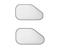Cubiertas Parasol Coche Cubierta Universal Parabrisas Visera Plegable Reflector Para Ventana Protector solar lateral coche(2pcs front side)