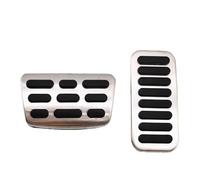 Cubiertas Pedales Coche Para Kia Para Niro DE SG2 EX Para Híbrido 2016-2025 Pedal Freno Acelerador Antideslizante Con Reposapiés Cubierta Pedal Freno Coche(AT 2pcs)