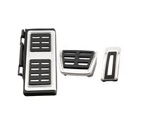 Cubiertas Pedales Coche para Skoda para Octavia A7 para VW para Golf 7 8 Accesorios para Automóviles Juego Cubierta Pedal Muerto Freno Combustible Deportivo Cubierta Pedal Coche(AT with Rest)