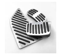 Cubiertas Pedales Coche Para Toyota Para C-HR 2016-2023 Cubierta Para Pedales Acelerador Freno Reposapiés Pedal Freno Coche(AT 3pcs Silver)