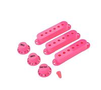 Cubiertas perillas Guitarra, Conjunto 3 piezas Tamaños variados 48mm 5mm 52mm, Diseño elegante Rosado, para Guitarra eléctrica Hogar Escenario clases musicales estudio