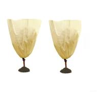 Cubiertas protectoras para plantas de invierno con cordón ajustable, bolsas resistentes a las heladas adecuadas para plantas en maceta, arbustos y arbustos frutales al aire libre (D)