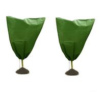 Cubiertas protectoras para plantas de invierno con cordón ajustable, bolsas transpirables que protegen los árboles jóvenes, arbustos frutales y plantas en maceta contra las inclemencias del tiempo (E)