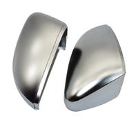 Cubiertas repuesto Compatible Con Para Polo 6R 2009 2010 2011 2012 2013 Tapas Laterales Para Cubiertas De Espejos Retrovisores Reemplazo Accesorios Plateados Mate