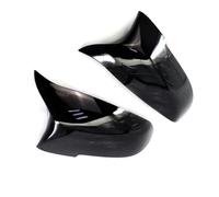 Cubiertas Repuesto Espejos Retrovisores Laterales Estilo Fibra Carbono Negro Brillante Para Serie 5 F10 F11 LCI 2014 2015 2016 2017(Glossy Black)