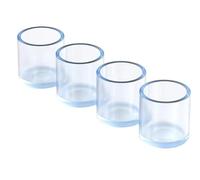 Cubiertas silenciosas para patas de mesa, Tapas de goma for patas silla silicona, 8 Uds., 12-60mm, suelo o(25mm)