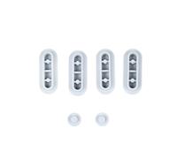 Cubiertas superiores de inodoro amortiguadores antideslizantes para asientos de parachoques, universales, parachoques de tapa para bidé