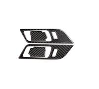 Cubiertas Tablero Adhesivo Para Panel Marco Palanca Cambios Consola Central Coche Para Ford Para Mustang 2015-2022 Tira Moldura Fibra Carbono Interiores Para Automóvil Interior Automóvil(Door Handle A