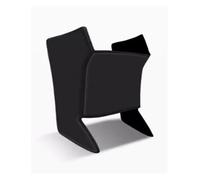 Cubiertas Tablero Alfombrilla Para Reposabrazos Coche, Almohadilla Antipatadas, Cubierta Protectora Cuero Microfibra Para Toyota Para Highlander 2015-2021 Interior Automóvil(Negro)
