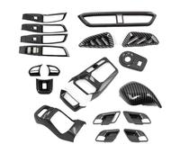 Cubiertas Tablero Embellecedor Aspecto Carbono Para Interior Coche Elevalunas Consola Central Panel Cambios Manija Interior, Moldura Aire, Para MG GT MG 5 2022 2023 Interior Automóvil(All set 1.5L)