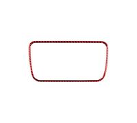 Cubiertas Tablero Para Serie 5 F10 2011-2017 Accesorios Fibra Carbono Interior Coche Caja Almacenamiento Control Central Panel Embellecedor Marco Cubierta Adhesivos Interior Automóvil(Style A(Red))