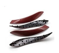 Cubiertas tiradores puerta Para 3 4 Series F30 F31 F35 F80 F34 F36 2013-2018 Embellecedor De La Cubierta Exterior De La Manija Del Tirador De La Puerta Interior Izquierda Derecha(Red Carbon 4pcs)